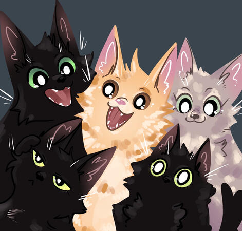 Lineless Cats